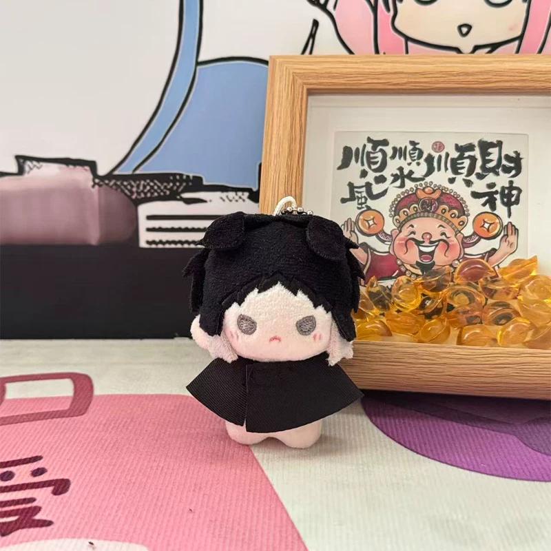 Anime Character Mini Plush Keychain Set Collectible Cotton Doll Soft Stuffed Toy Pendant For Bag Backpack Decor Gift Fans