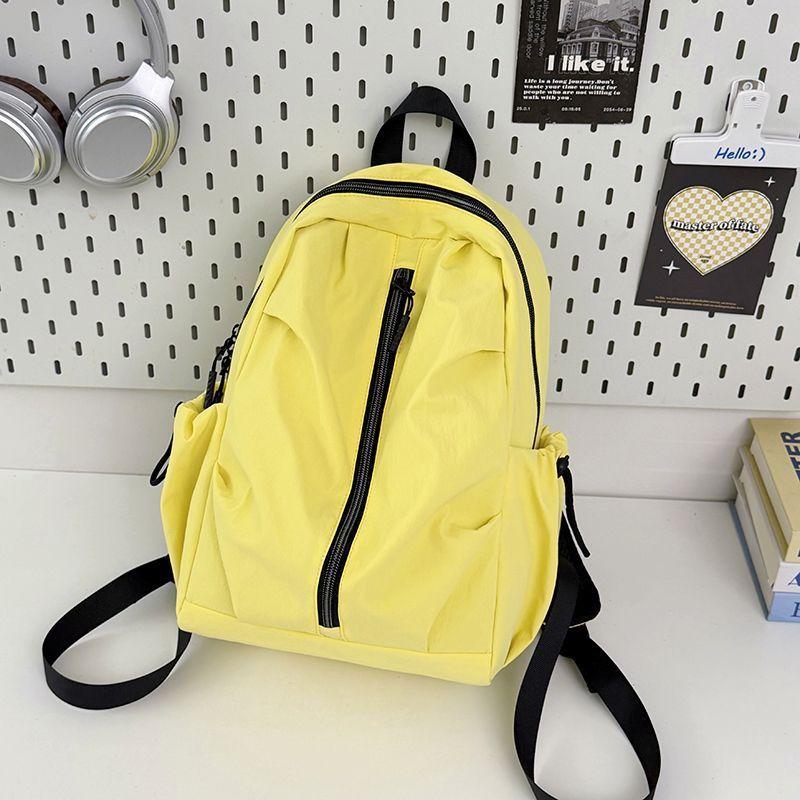 Schoolbag Large Capacity Backpack Casual Versatile Junior High School Student College Student Female School Bag Parent-Child Backpack Air Cushion