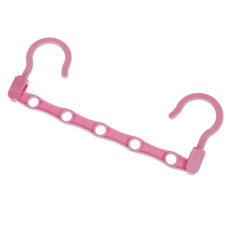 1 PC 5 Holes Wardrobe Hanger Storage Plastic Clothes Hanging Hook