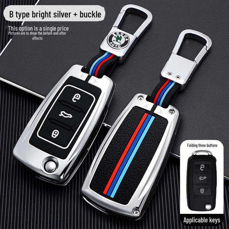 Skoda Octavia Key Cover for Superb, Xinrui, Kamiq, Karoq, Kodiaq - Personalized Car Bag Buckle Shell