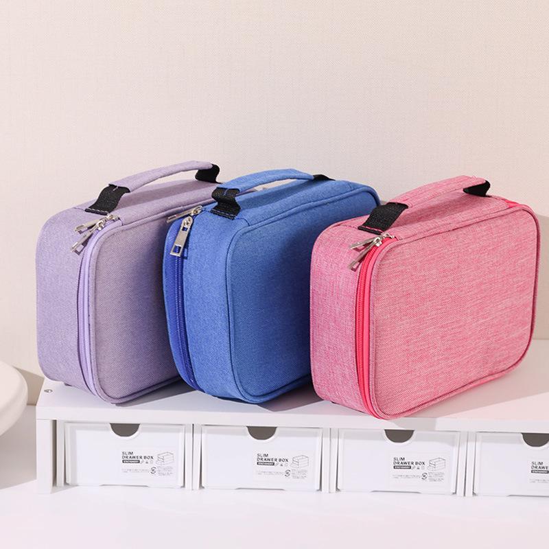 Waterproof 72-Color Large Capacity Sketch Pencil Case - Student Stationery Storage Box