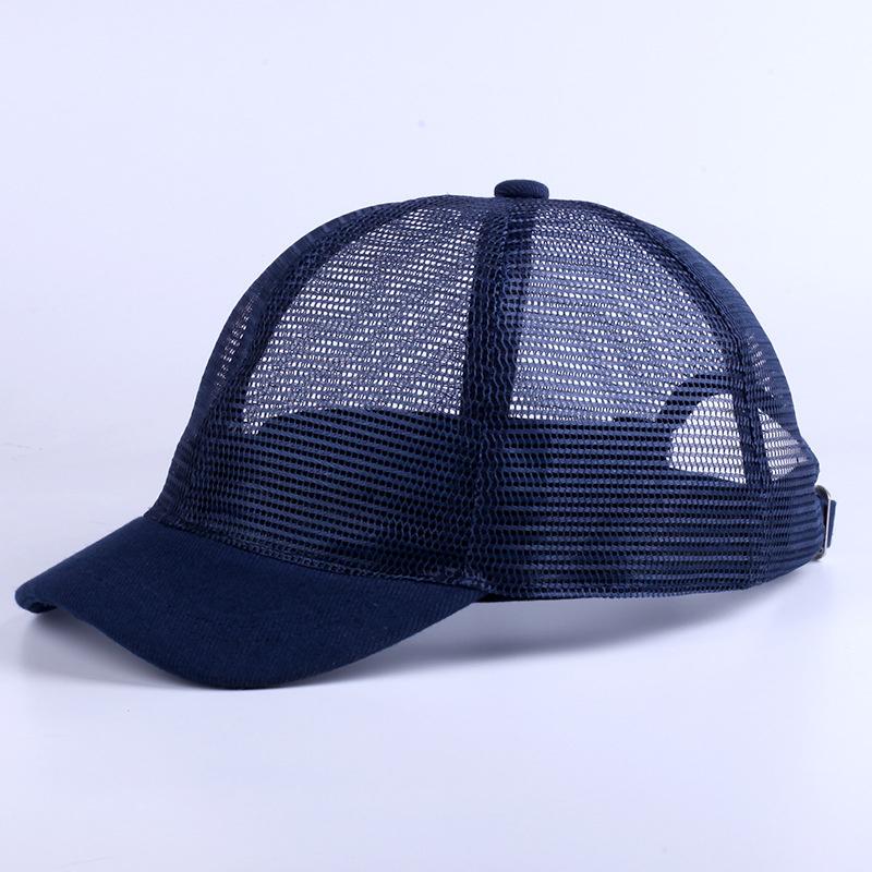 Summer Full Mesh Short Brim Baseball Caps For Men And Women Breathable Quick Dry Sun Hat Outdoor Bone Gorra Snapback Trucker Cap