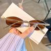Ultra-Light Retro Gold Wire Sunglasses - Unisex, Tea-Colored, UV Protection
