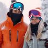 Warm Knitted Scarf Thickened Plush Windproof Winter Neck Gaiter Cold Weather Outdoor Sport Ski Running Men Women Tube Scarf