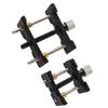 2Pcs Black Watch Movement Holder Metal Watch Repair Accessory Watchmaker Accessory  for Business Use