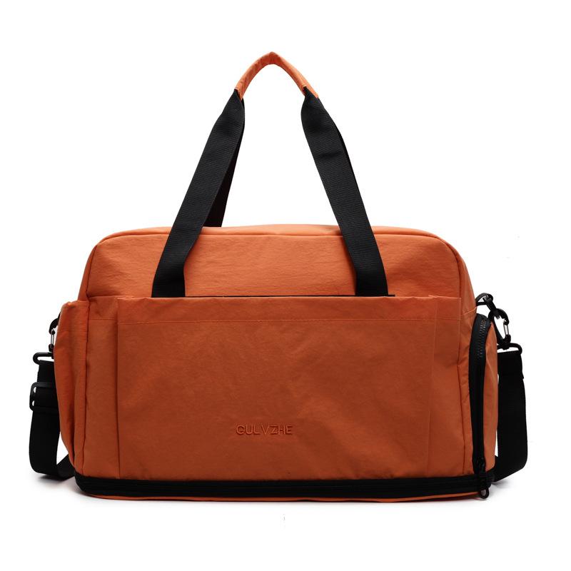 New large-capacity travel bag fashion sports fitness bag travel storage bag simple yoga bag