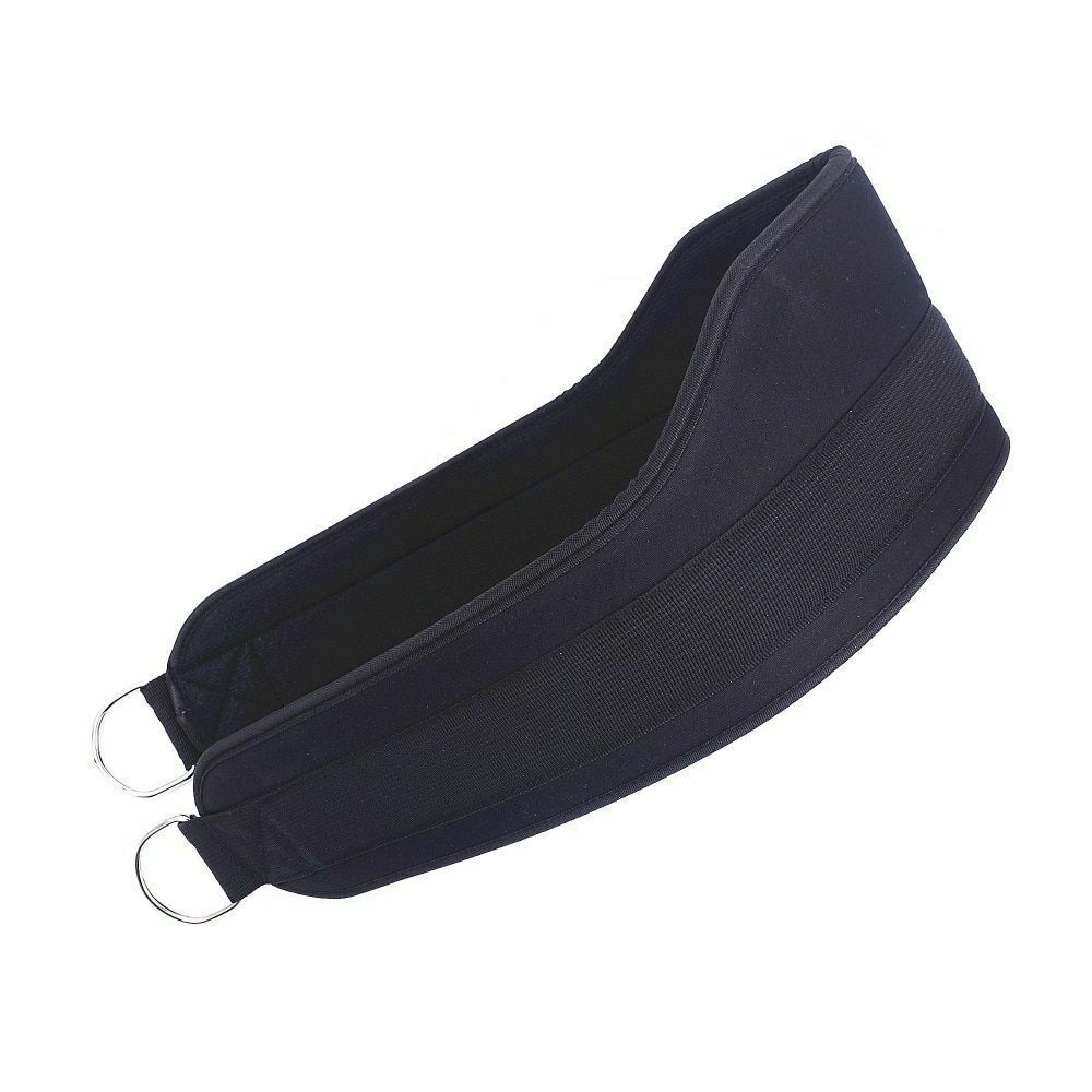 Up Thick Neoprene Sport With Chain Dipping Belt Protector Strap Waist Support Weight Lifting Belt