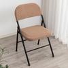 Nouvelles Housses de Chaise de Salle à Manger Élastiques Pliantes Anti-poussière Universelles Housse de Siège en Polaire
