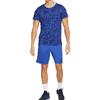 Nike T Shirts Men's Blue Crew Neck Moderate Straight Fit CT6295-063