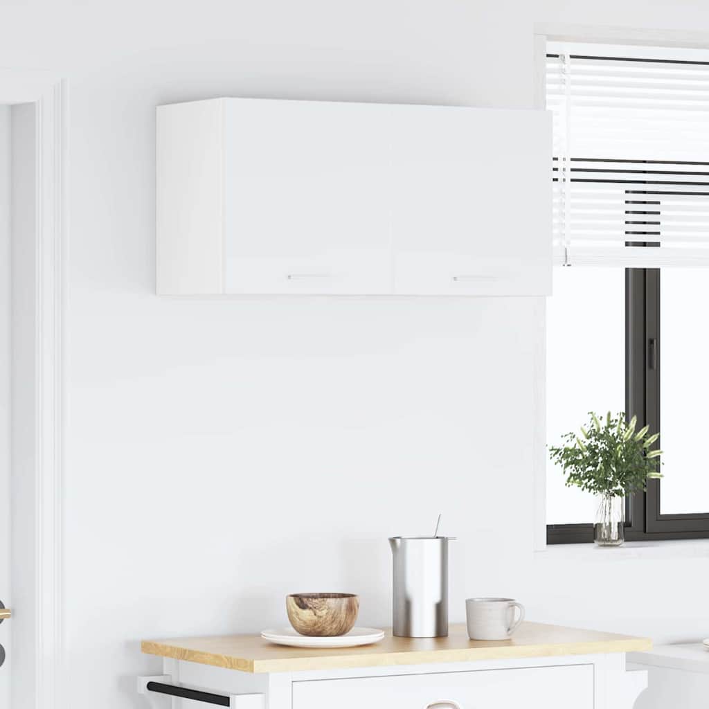 Wall Mounted Cabinet with Door 2 pcs White 40 x 31 x 40 cm Particleboard