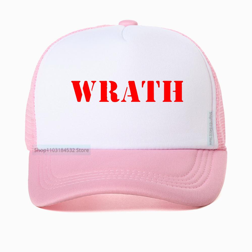 Limited Wrath Natural Selection Logo Design Graphic Baseball Cap Summer Fashion Streetwear Hipster Style Hat Mesh Trucker Hats