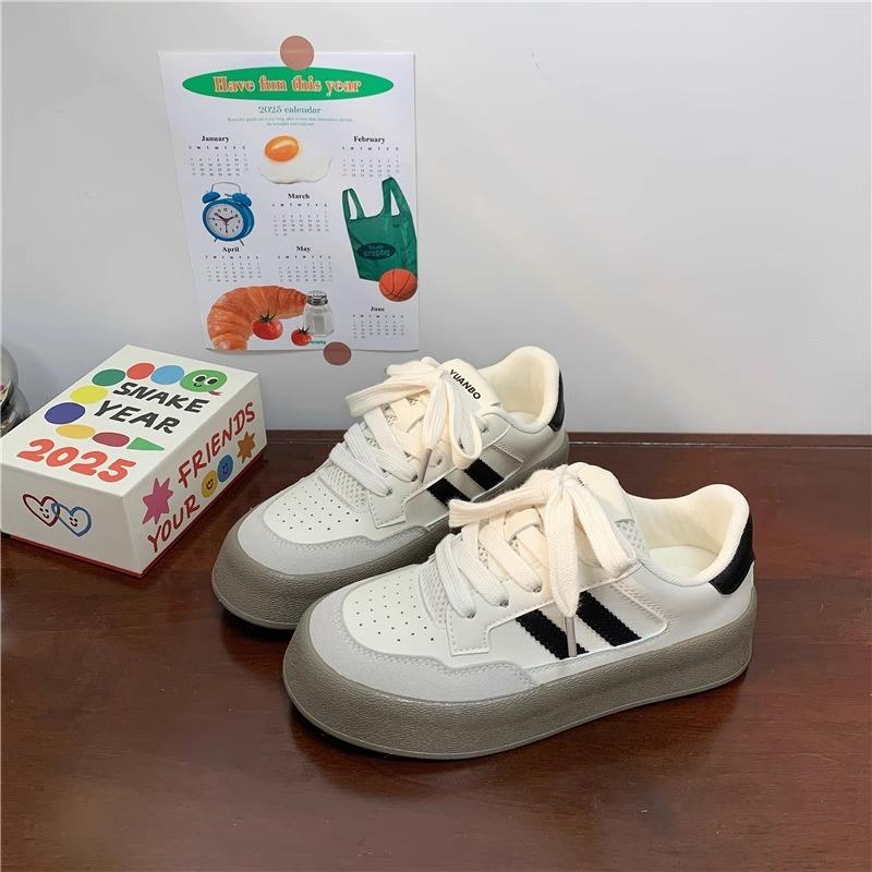 

Women s board shoes versatile little white shoes platform casual shoes 35