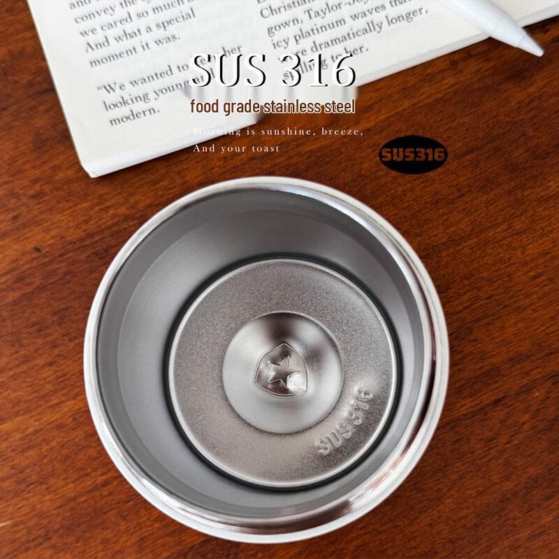 Cute Apple 316 Stainless Steel Insulated Straw Cup