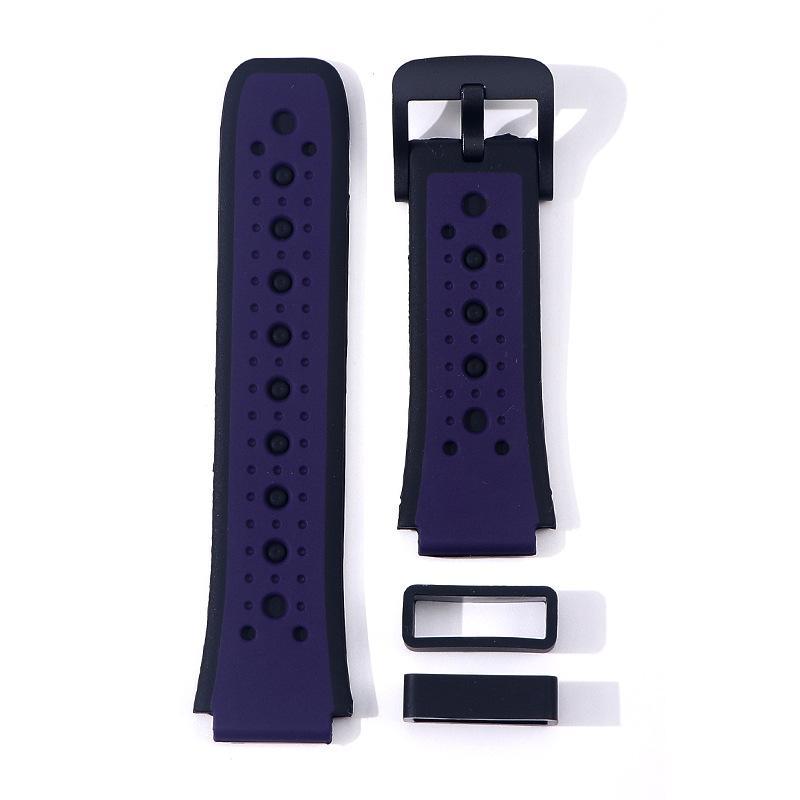 18Mm Universal Kid Smart Sport Watch Band Silicone Strap Adjustable Wristwatch Replacement Strap Waterproof Watch Strap