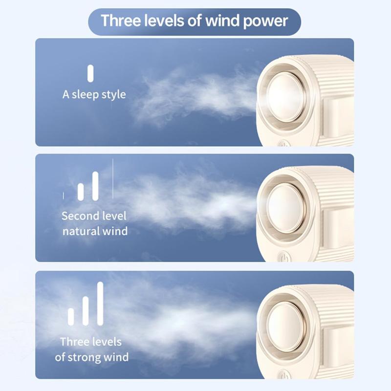 Portable Waist Fan Shirt Fan Hanging Neck Fan Rechargeable Speed Powerful Belt Fan Cool Clip Fan for Sports Outdoor Working