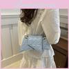 Trendige Sommer-Umhängetasche für Damen Schick Einzigartig Klein Quadratisch Crossbody PU-Stil