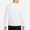 Nike Sportswear Futura Icon Logo Print Casual Crew Neck Long Sleeve T-Shirt Men Tops White CI6292-102