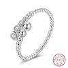 Fashion Luminous Firefly Rings 100% 925 Silver Eternal Heart-Shaped Zircon Rings Fine Wedding Engagement Jewelry Gifts