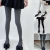 Women Japanese Twist Striped Pattern Jacquard Stockings Pantyhose Spring Fall Opaque Tights Bottoming Leggings Hosiery
