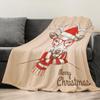 Weihnachten Kreative Überwurfdecke Flanelldruckdecke Superweich Kuschelig Sofadecke Nickerchen-Decke Wohndecke Perfektes Wohngeschenk für Sie
