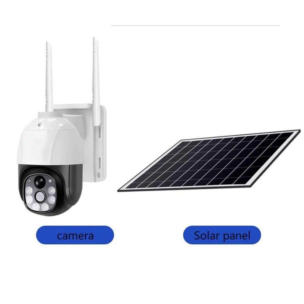 HD Solar Panel Security Camera, 4G/WIFI Security Camera, Smart Wireless Self-powered CCTV Monitor