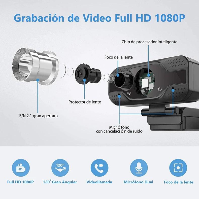 HD Conference Camera for Online Classes, Live Streaming, Gaming & Video Calls on Desktop/Laptop