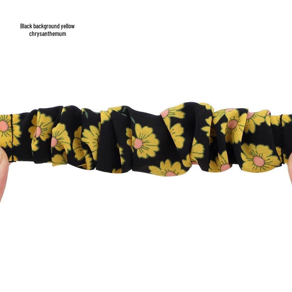 Brățară de ceas elastică tip scrunchie de 20mm/22mm pentru Samsung Galaxy Watch 4 & Huawei GT2 (42mm/46mm)