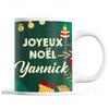 Mug - Noël Yannick - Ceramic - Double-sided Print - 325 Ml - Green
