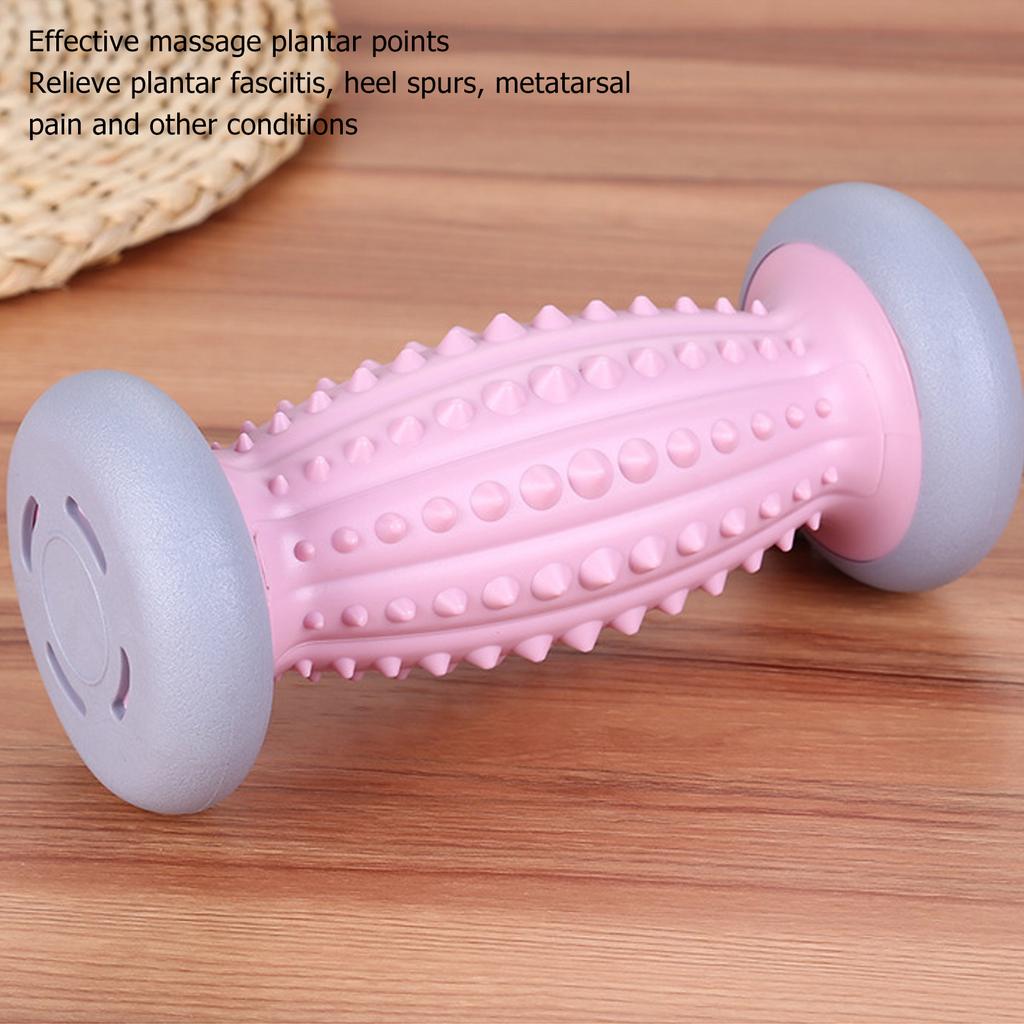 Reflexology Foot Massager Foot Massage Roller Muscle Relaxing Reduce Discomfort Plantar Fasciitis Massaging Tool for Leg Hand