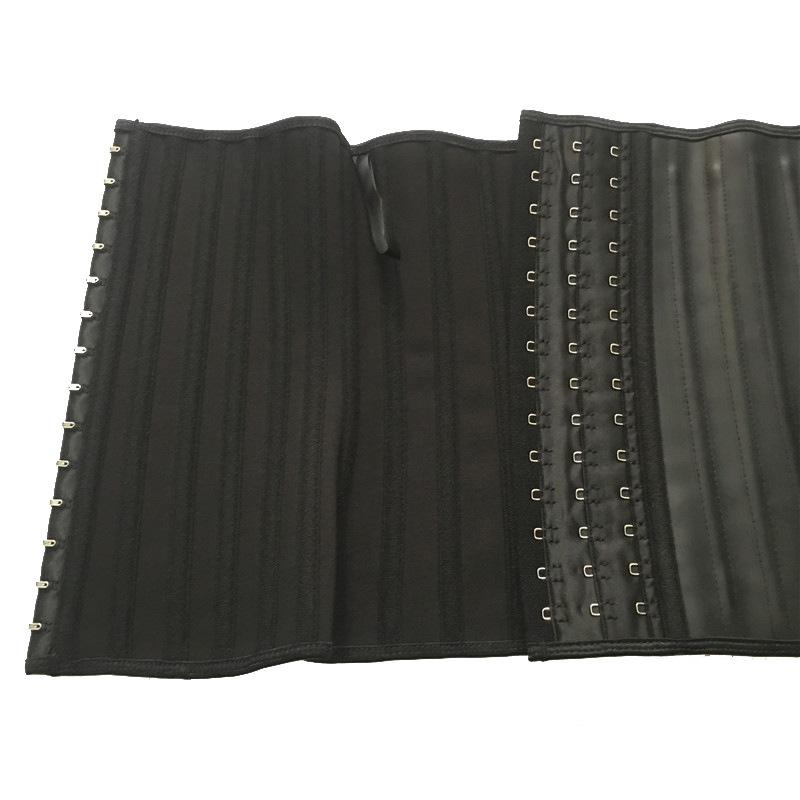 25 Steel Boned Latex Waist Cincher: Smooth Surface Postpartum Abdominal Binder & Body Shaper