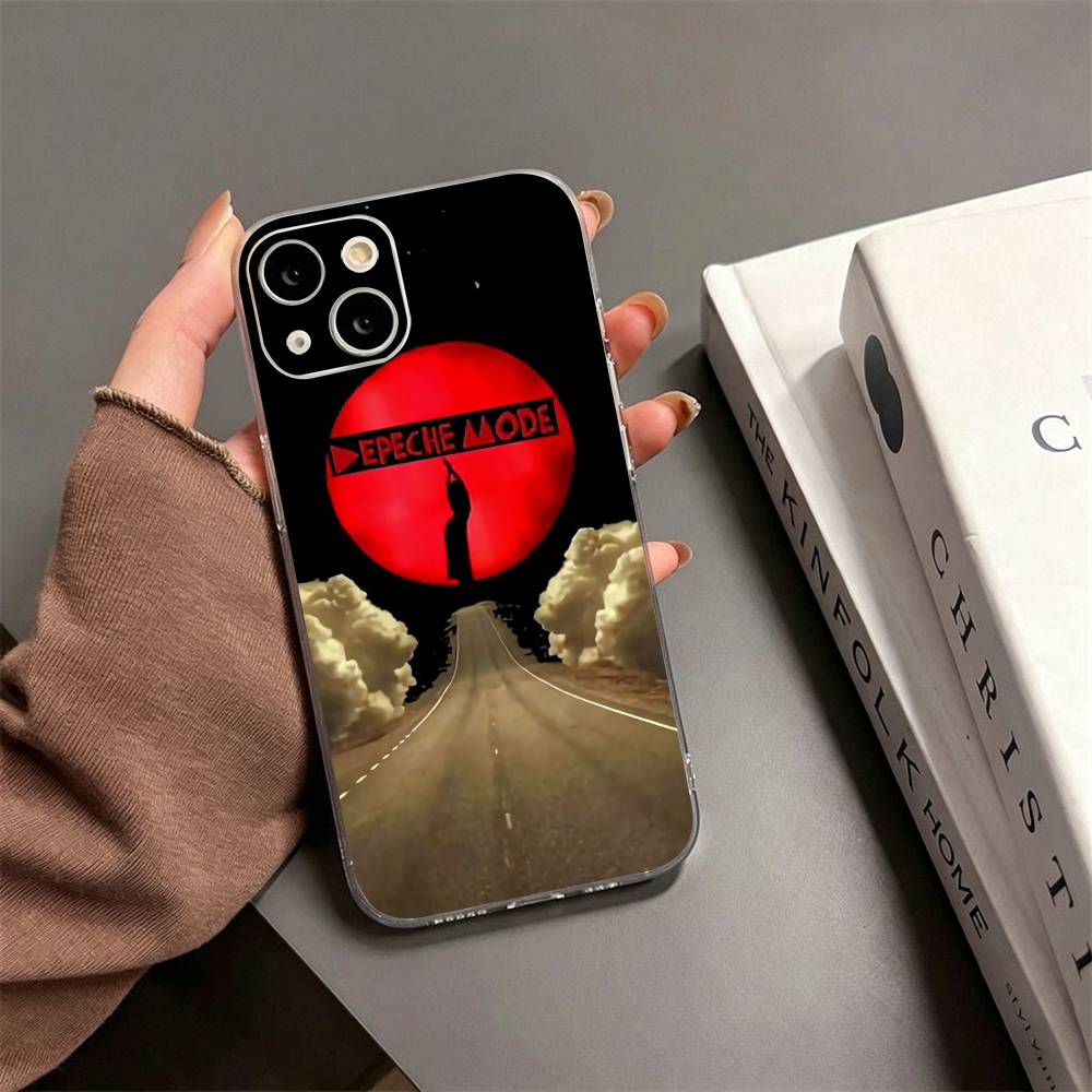 B-Band Depeches Modes Phone Case For iPhone17,16,15,14,13,12,11 Plus,Pro Max Soft Transparent Cover