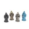 Undead Skull Brass Knife Beads Edc Outdoor Diy Paracord Handmade Woven Lanyard Pendants Umbrella Rope Bracelets Charms Accessory