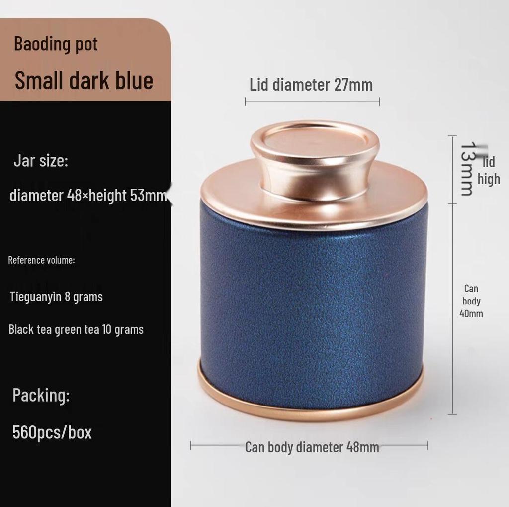 Compact Sealed Tea Canister for Single Brew - Portable and Reusable