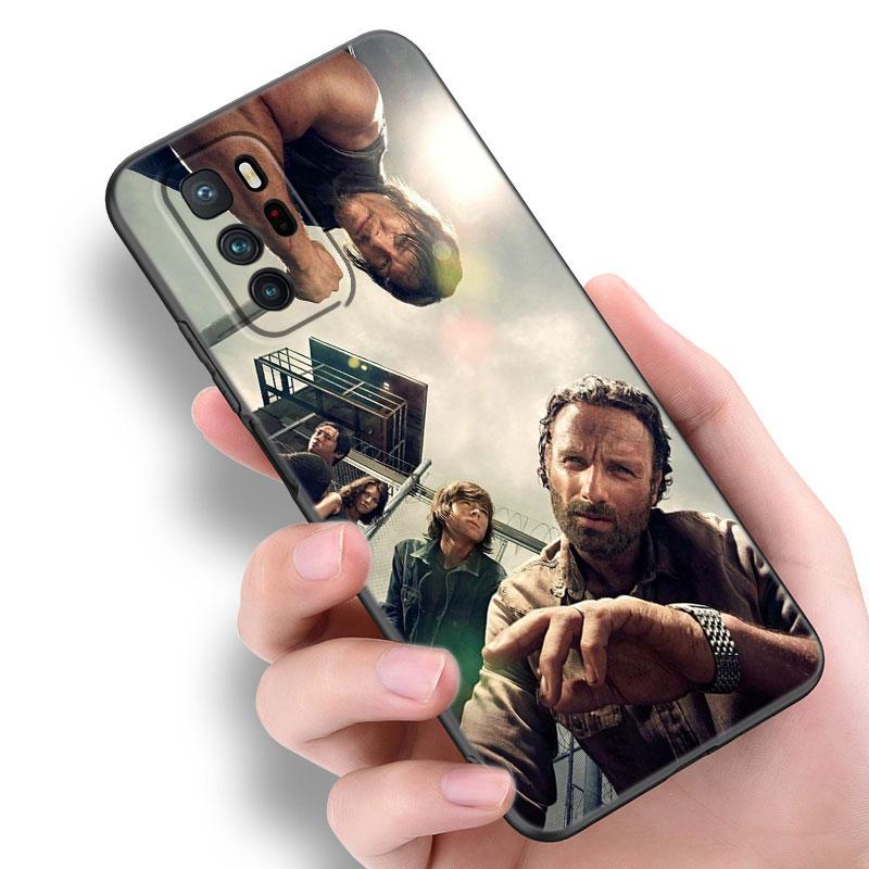 The Walking Dead Black Silicone Phone Case For Xiaomi Redmi Note 9 10 11 11S 11T 12 13 Pro 5G Plus 9S 10S 12S