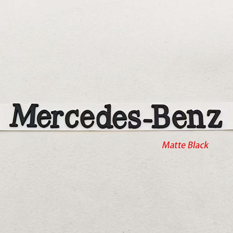 3D ABS Car Badge Rear Trunk Logo Mercedes-Benz Sticker Emblem Decoration For Mercedes Benz AMG W108 W124 W126 W140 W205 W201