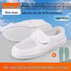 Breathable Anti-static Mesh Shoes with Thick Soft Soles and Non-slip Velcro Canvas