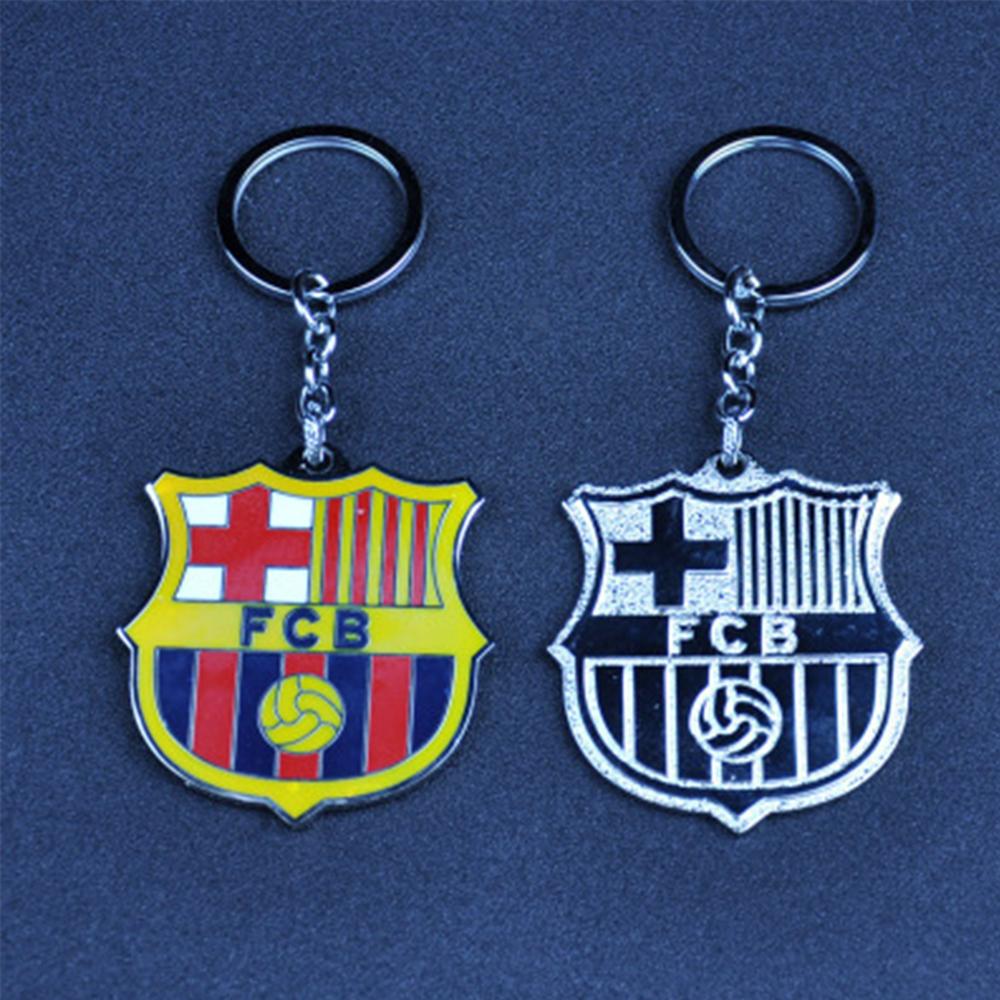 Barcelona Fotballag Premier League Metall Logo Anheng Nøkkelring For Fans