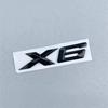 3D ABS Black Chrome Car Letters Rear Trunk Emblem Badge X1 X2 X3 X4 X5 X6 X7 Logo For BMW E70 E53 F15 G05 Decals Sticker Styling