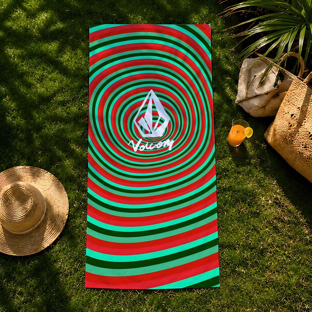 Brand V-Volcom Towel beach towel, quick drying absorbent bath towel for Swim,Gym,Camping,Outdoor