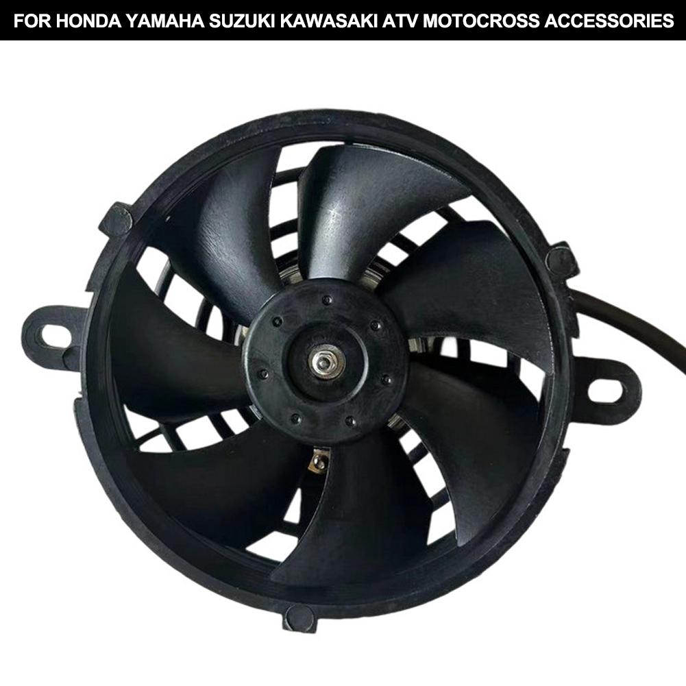 12V Motorcycle Cooling Fan Oil Cooler Engine Electric Radiator For Honda Yamaha Suzuki KTM Kawasaki ATV Motocross Accessories