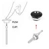 Universal 30mm Push Button Bonnet Hood Pin Lock Clip Kit Quick Latch Release Engine Bonnet Lock Exterior Parts Articles