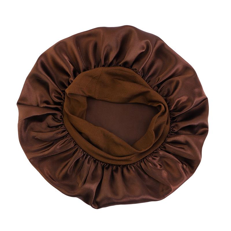 Children's candy-colored elastic headband round hat, nightcap, comfortable and breathable baby hair care hat, shower cap K-21
