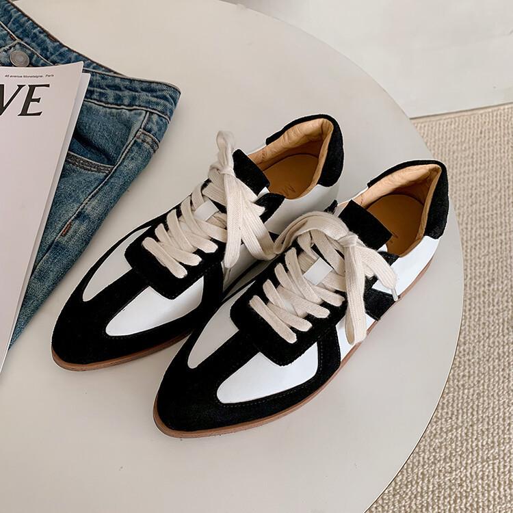 

Модные женские замшевые спортивные туфли, повседневные кроссовки для ходьбы, 2024 весна, новинка, на шнуровке, для бега, удобные ботинки для хайкинга, Zapatos Femme, балетки 35