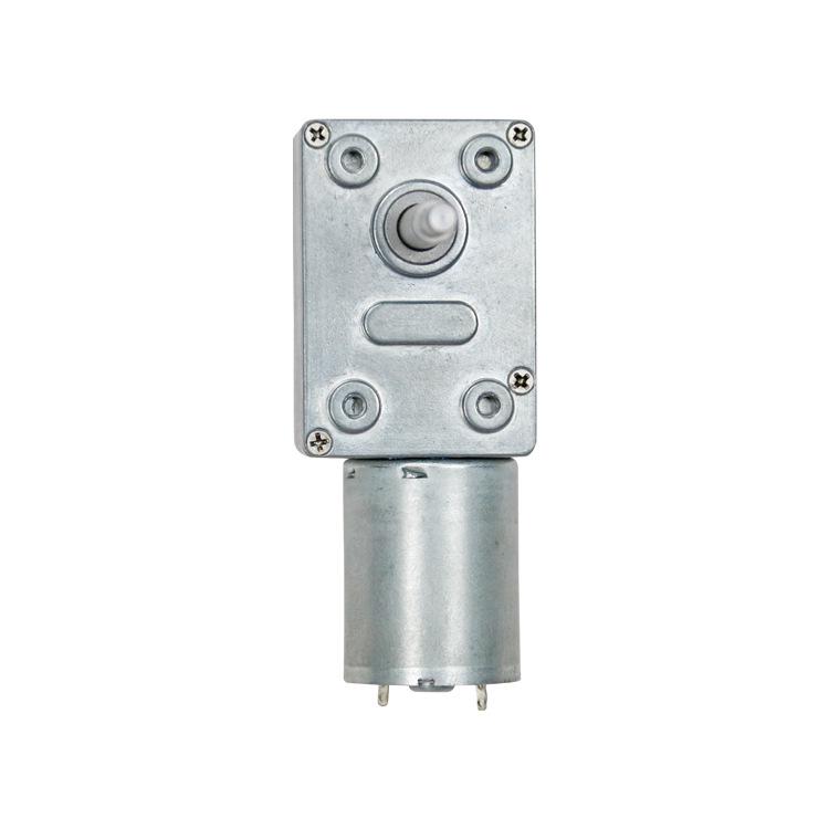 JGY370 Right Angle Turbo Self-Locking High Torque DC Worm Gear Motor