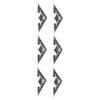 10pcs Antique Bronze Flat Angle Edge Guard Metal Wood Box Corner  Furniture Hardware