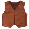 Kids Boys Western Cowboy Cowgirl Vest Halloween Holiday Carnival Party Dress Up Role Play Cosplay Jacket