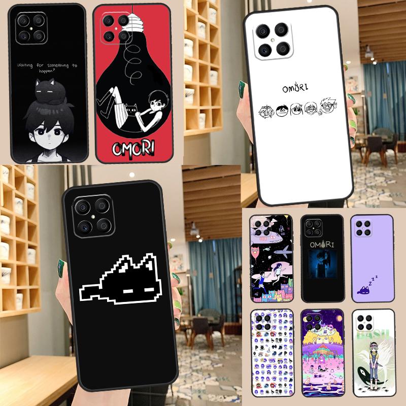 Omori Phone Case For Huawei P30 P20 P40 Lite P50 Pro P Smart 2019 Nova 5T Honor 50 X8 X9 Cover