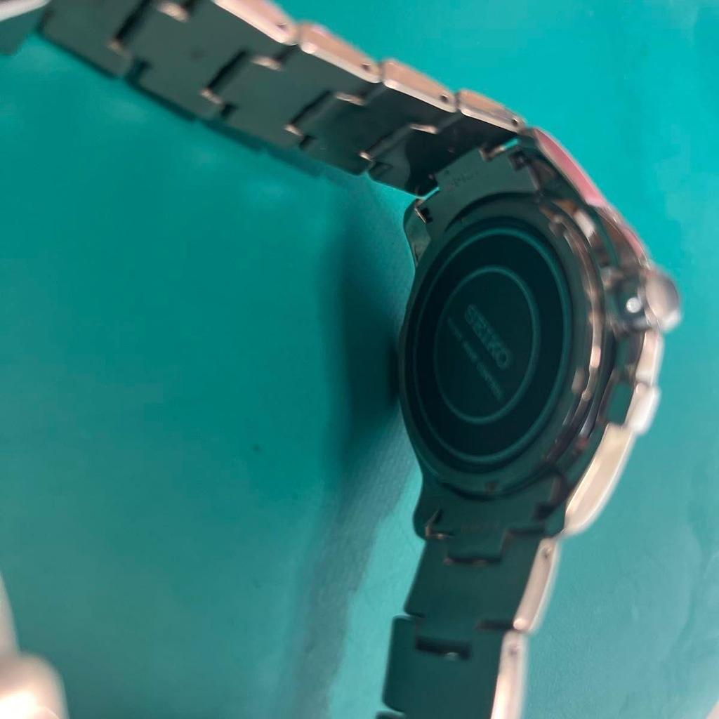 Used [Solar, Radio] SEIKO SBTM037 Titanium 7B22-0BB0 Navy