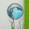 Autocolante Pvc pentru baie Autocolante de perete subacvatice pește autocolante impermeabile capibara delfin țestoasă Decorare mașină de spălat