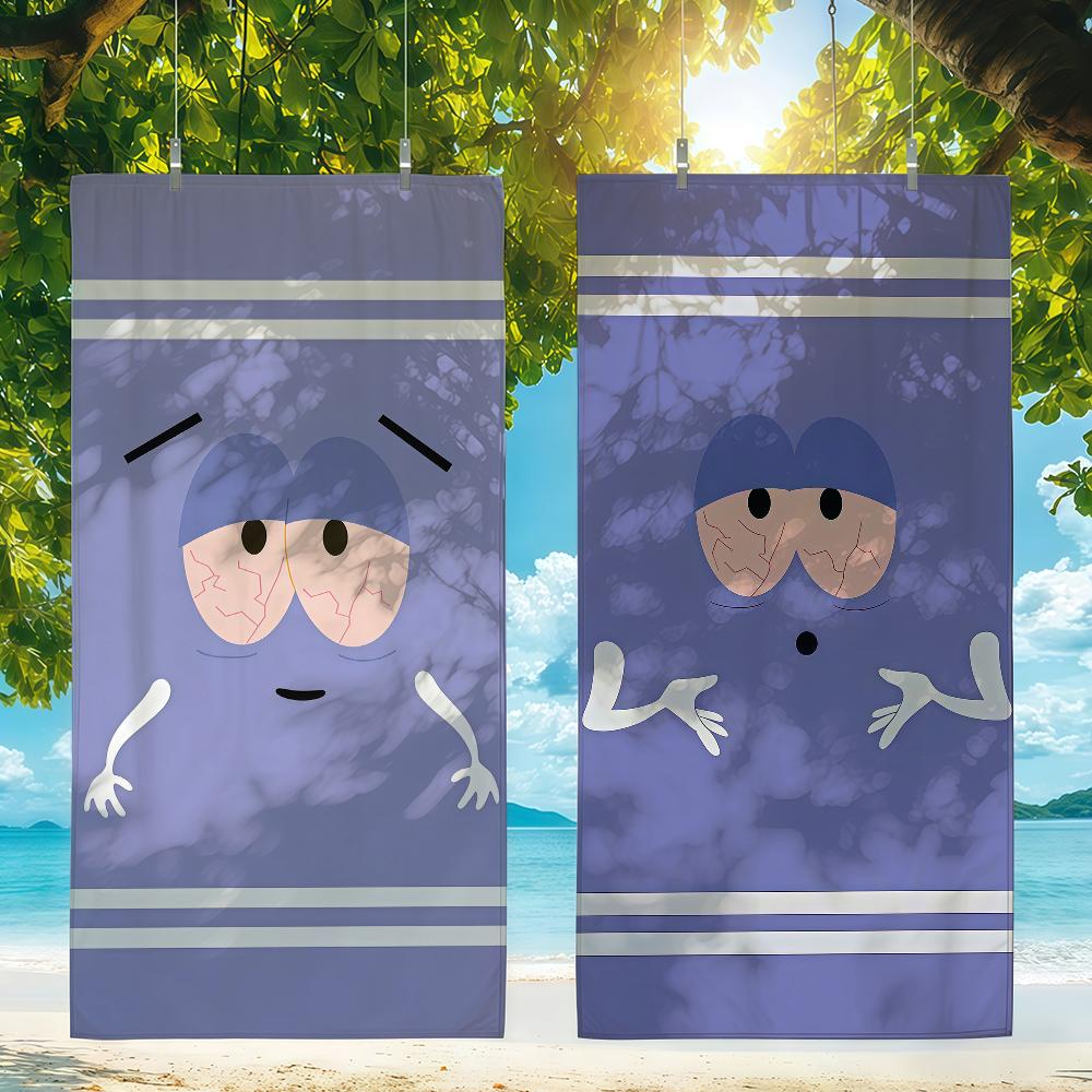 Cartoon Funny T-Towelie Towel Quick Drying Beach Towels Are Suitable For Swimming Pools Camping Yoga And The Gym